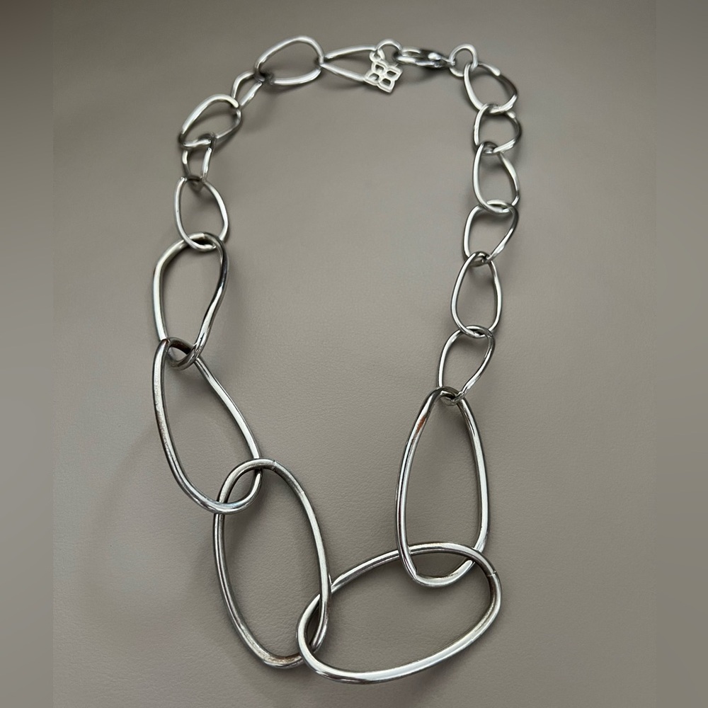 Bcbgmaxazria Silver Chain Necklace